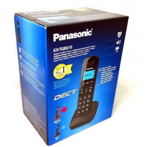 Радиотелефон Panasonic KX-TGB610RUR (красный) 5