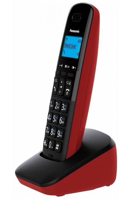 Радиотелефон Panasonic KX-TGB610RUR (красный) 4
