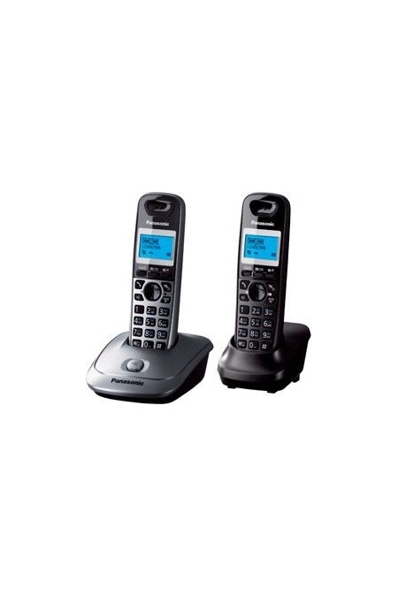 Радиотелефон Panasonic KX-TG2512RU1 (серый металлик/темно-серый металлик) 
