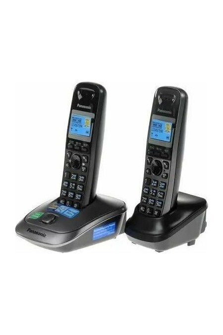 Радиотелефон Panasonic KX-TG2512RU1 (серый металлик/темно-серый металлик) 6