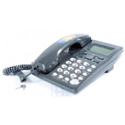 Проводной телефон Вектор 555/07 (темно-серый)