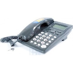 Проводной телефон Вектор 555/07 (темно-серый)