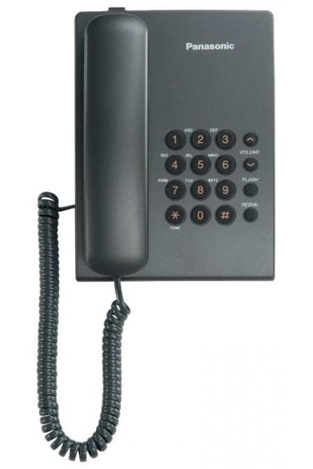 Проводной телефон Panasonic KX-TS2350RUB (черный) 1