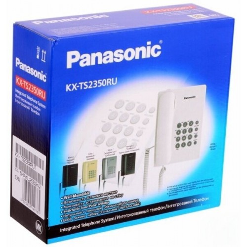 Проводной телефон Panasonic KX-TS2350RUW (белый) 9