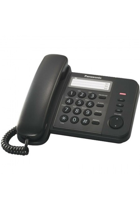 Проводной телефон Panasonic KX-TS2352RUB (черный) 
