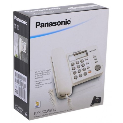Проводной телефон Panasonic KX-TS2358RUB (черный) 2