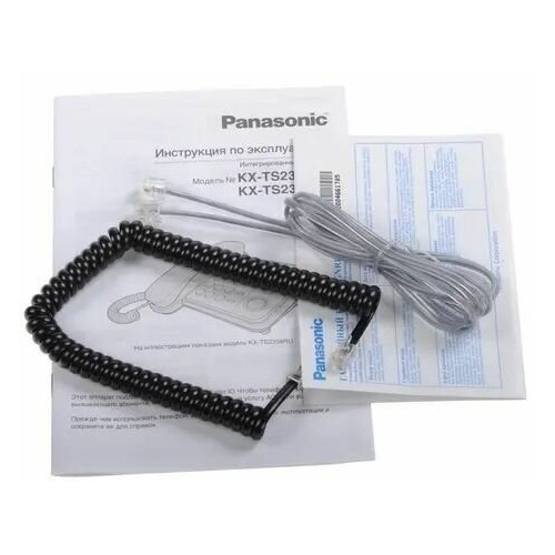 Проводной телефон Panasonic KX-TS2358RUB (черный) 4