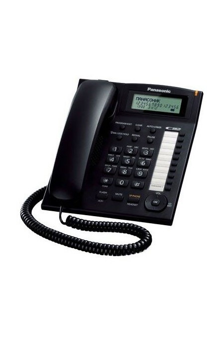 Проводной телефон Panasonic KX-TS2388RUB (черный) 