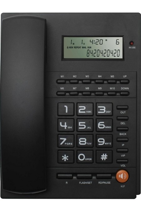 Проводной телефон Ritmix RT-420 (черный) 4
