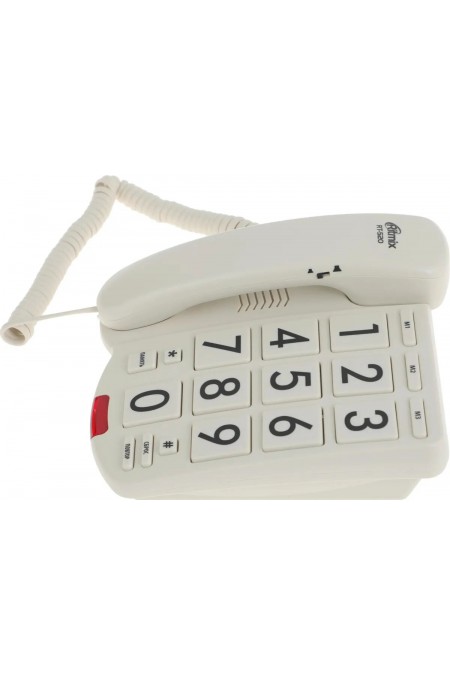 Проводной телефон Ritmix RT-520 (слоновая кость) 2