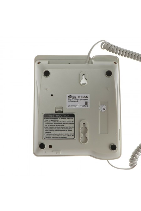 Проводной телефон Ritmix RT-550 (белый) 2