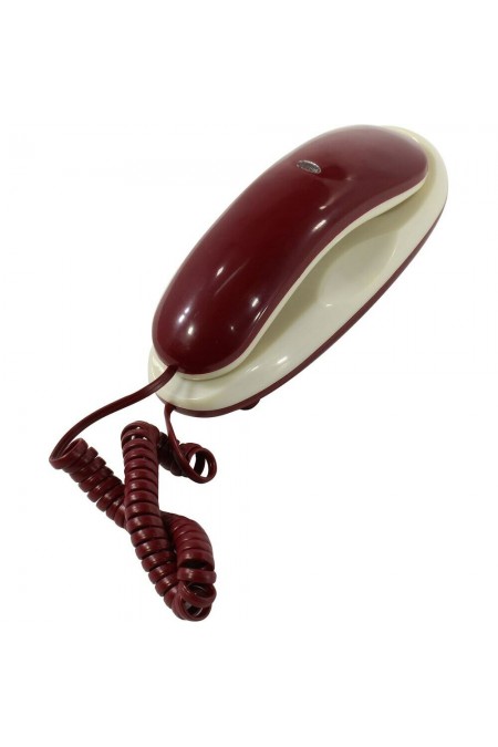 Проводной телефон Вектор 204/01 (темно-бордовый) 