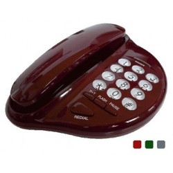 Проводной телефон Вектор 207/03 (темно-бордовый)