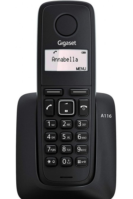 Радиотелефон Gigaset A116 (черный) 