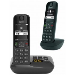 Радиотелефон Gigaset AS690A DUO (черный)