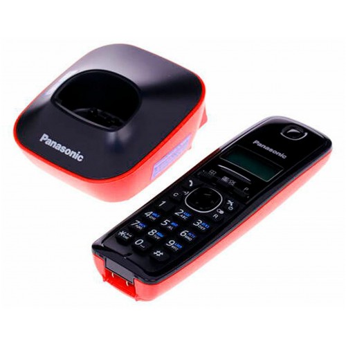 Радиотелефон Panasonic KX-TG1611RUR (красный) 4