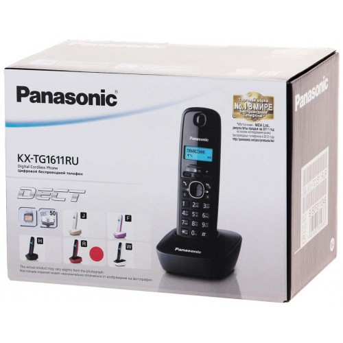 Радиотелефон Panasonic KX-TG1611RUR (красный) 6