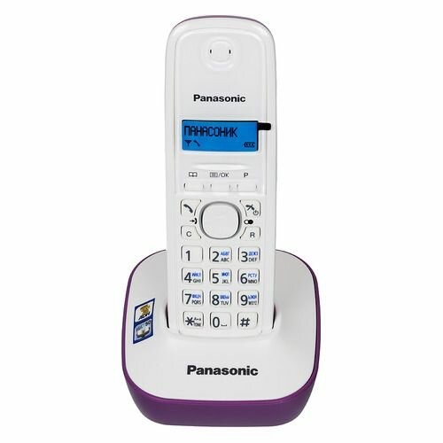 Радиотелефон Panasonic KX-TG1611RUW (белый) 8
