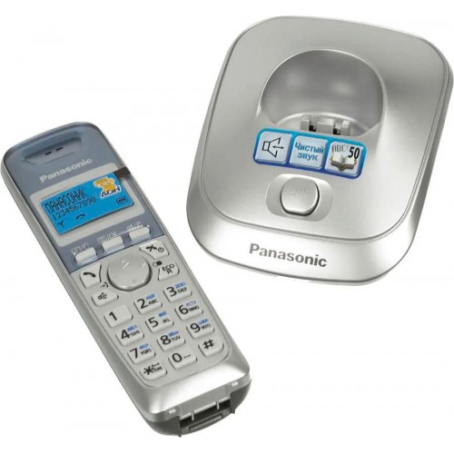 Радиотелефон Panasonic KX-TG2511RUS (серебристый) 2