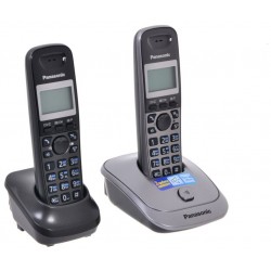 Радиотелефон Panasonic KX-TG2512RU1 (серый металлик/темно-серый металлик)