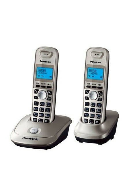Радиотелефон Panasonic KX-TG2512RUN (платиновый) 