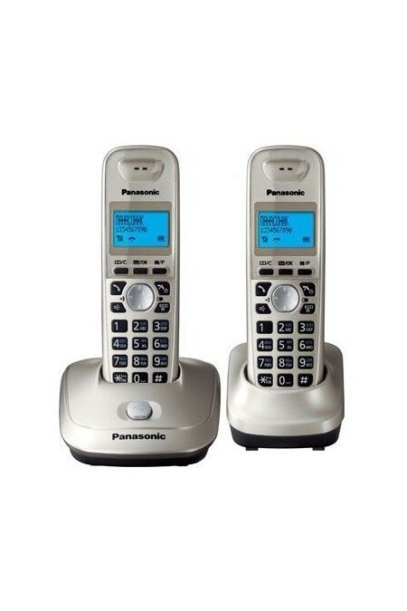 Радиотелефон Panasonic KX-TG2512RUN (платиновый) 1