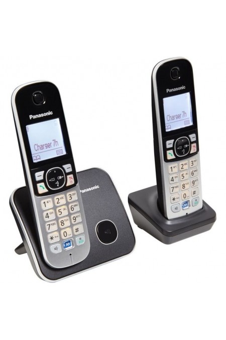 Радиотелефон Panasonic KX-TG6812RUB (черный) 