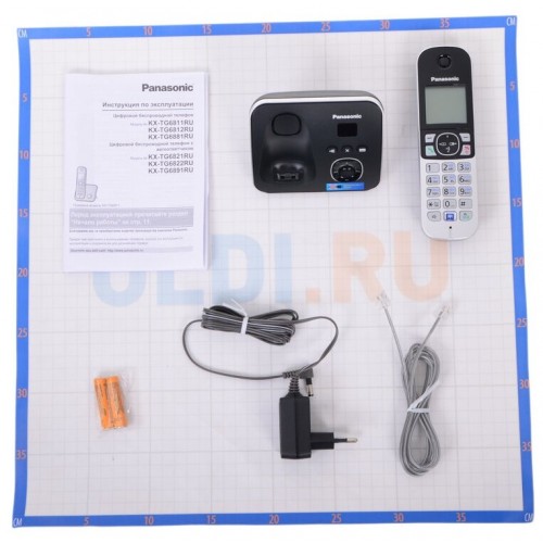 Радиотелефон Panasonic KX-TG6821RUB (черный) 3