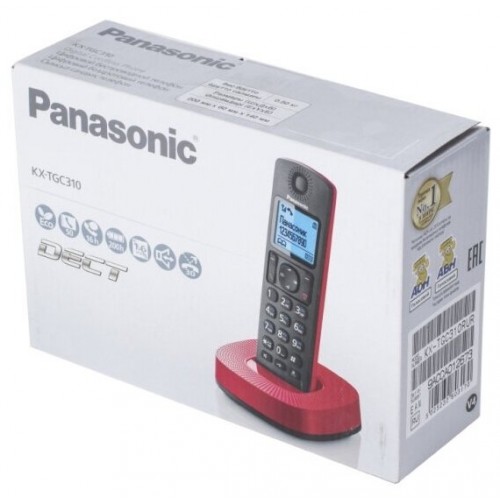 Радиотелефон Panasonic KX-TGC310RU1 (черный/белый) 9