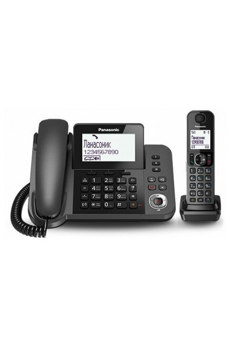 Радиотелефон Panasonic KX-TGF320RUM (черный) 