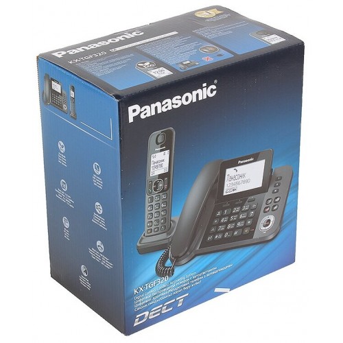 Радиотелефон Panasonic KX-TGF320RUM (черный) 9