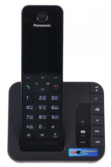 Радиотелефон Panasonic KX-TGH220RUB (черный) 1