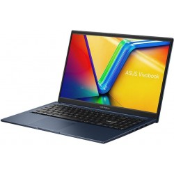 Ноутбук ASUS VivoBook 15 X1504VA-BQ590 Intel Core 5 120U, 1.4 GHz - 5.0 GHz, 16384 Mb, 15.6 Full HD 1920x1080, 512 Gb SSD, Intel Iris Xe Graphics, No OS (90NB13Y1-M00X70) (синий)