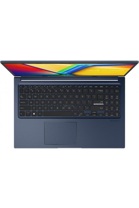 Ноутбук ASUS VivoBook 15 X1504VA-BQ590 Intel Core 5 120U, 1.4 GHz - 5.0 GHz, 16384 Mb, 15.6 Full HD 1920x1080, 512 Gb SSD, Intel Iris Xe Graphics, No OS (90NB13Y1-M00X70) (синий) 1