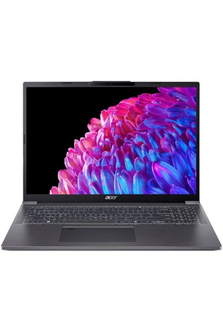 Ноутбук Acer Aspire 16 A16-71M-71FM Intel Ultra 7 155H, 1.4 GHz - 4.8 GHz, 32768 Mb, 16&quot 2K 2048x1280, 1000 Gb SSD, Intel Arc Graphics, No OS (NX.JEMER.002) (серый) 