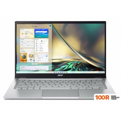 Ноутбук Acer Swift Go 14 SFG14-41-R2U2, 14 FHD IPS/AMD Ryzen 5 7530U/16ГБ LPDDR4X/512ГБ SSD/Radeon Graphics/Win 11H (NX.KG3CD.003) (серебристый) 5