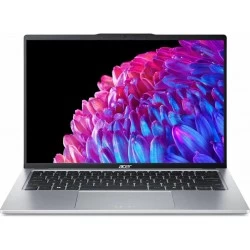 Ноутбук Acer Swift Go 14 SFG14-73-70EH Core Ultra 7 155H 16Gb SSD1Tb Intel Arc 14 OLED 2.8K (2880x1800) Windows 11 Home WiFi BT Cam (NX.KSGCD.002) (серебристый)