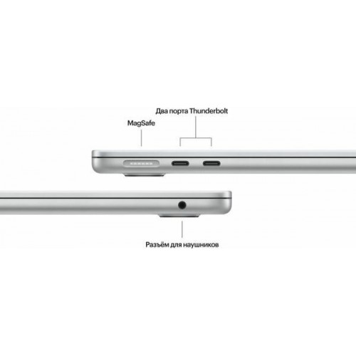 Ноутбук Apple MacBook Air 13 2024 Apple M3, 8192 Mb, 13.6 2560x1664, 256 Gb SSD, MacOS (MRXT3) (звездный свет) 9