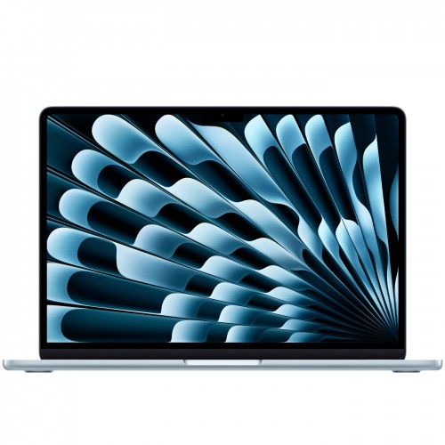 Ноутбук Apple MacBook Air 13 2025 Apple M4 4.4 GHz 10-core, 16384 Mb, 13.6&quot 2560x1664, 256 Gb SSD, 8-core GPU, Mac OS (MC6T4) (голубой) 