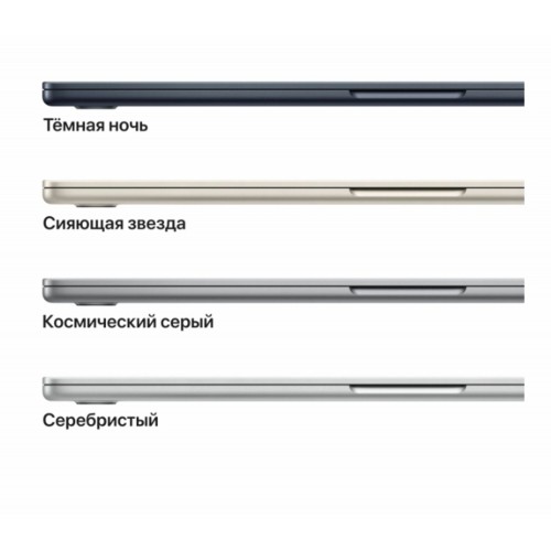 Ноутбук Apple MacBook Air 15 2023 Apple M2, 8-Core, GPU 10-Core, 16GB, 1TB (MQTM3) (полночный) 4