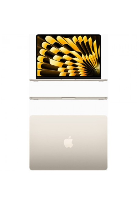Ноутбук Apple MacBook Air 15 2024 Apple M3, 16384 Mb, 15.3 2880x1864, 512 Gb SSD, Mac OS (MXD33) (сияющая звезда) 1