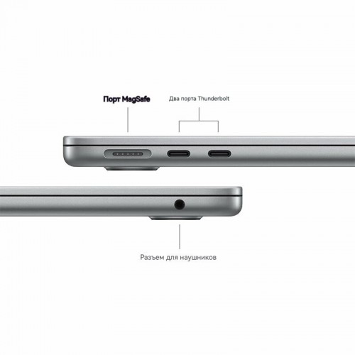 Ноутбук Apple MacBook Air 15 2024 Apple M3 (M3 8-Core, GPU 10-Core, 24GB, 512GB (MC9J4) (серебристый) 5