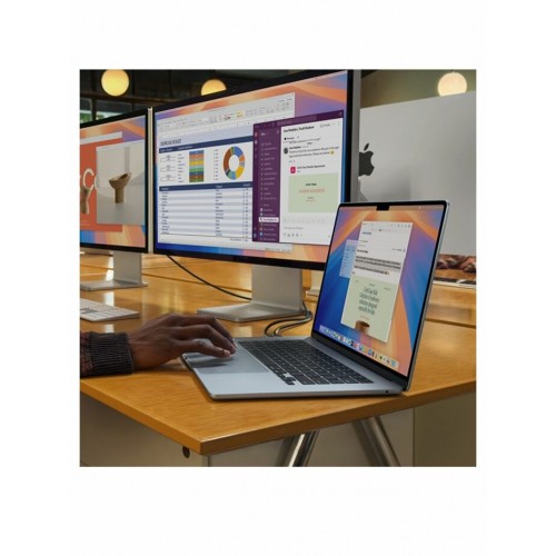 Ноутбук Apple MacBook Air 15 2025 Apple M4, 10-Core, GPU 10-Core, 16GB, 512GB (MW1M3) (полночный) 6