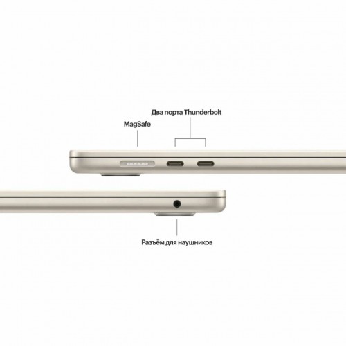 Ноутбук Apple MacBook Air 15 2025 Apple M4, 16/256GB (MW1J3) (сияющая звезда) 5