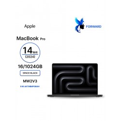 Ноутбук Apple MacBook Pro 14 2024 Apple M4, 16384 Mb, 14.2 3024x1964, 1000 Gb SSD, Mac OS (MW2V3) (серый космос)