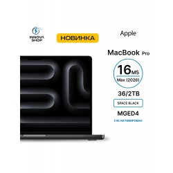 Ноутбук Apple MacBook Pro 16.2 (2026) M5 Max 36/2 ТБ (MGED4) (черный космос)
