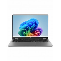 Ноутбук ASUS TP3607SA-RJ068W flip 16 (2880x1800 OLED)/Touch/Intel Core Ultra 7 256V(2.2Ghz)/16384Mb/1024PCISSDGb/noDVD/Int:Intel Arc graphics/Cam/BT/WiFi Windows 11 Home + стилус (90NB1511-M003V0) (серый)