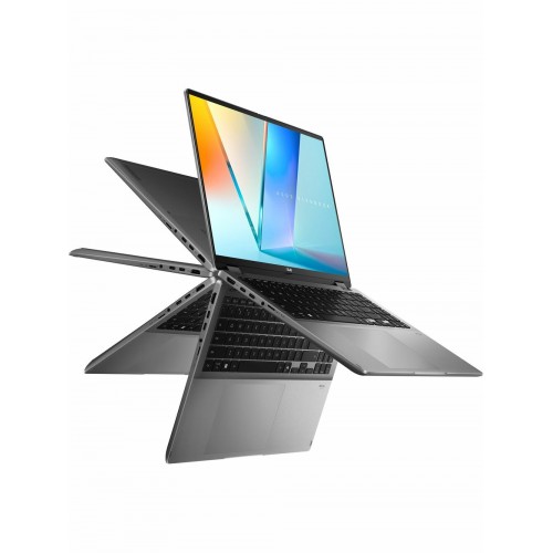 Ноутбук ASUS TP3607SA-RJ068W flip 16 (2880x1800 OLED)/Touch/Intel Core Ultra 7 256V(2.2Ghz)/16384Mb/1024PCISSDGb/noDVD/Int:Intel Arc graphics/Cam/BT/WiFi Windows 11 Home + стилус (90NB1511-M003V0) (серый) 9