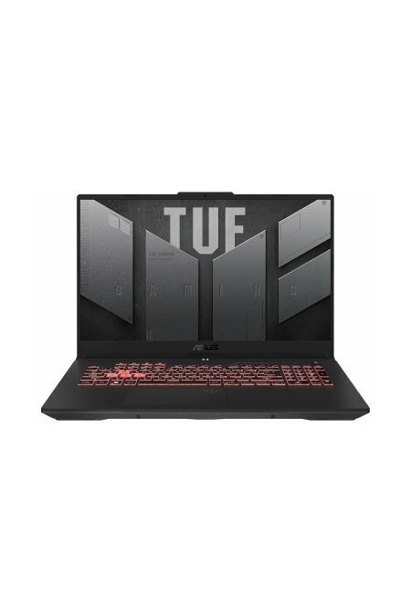 Ноутбук ASUS TUF Gaming A17 FA707NUQ-HX040 AMD Ryzen 7 170, 3.2 GHz - 4.75 GHz, 16384 Mb, 17.3&quot Full HD 1920x1080, 1000 Gb SSD, DVD нет, nVidia GeForce RTX 4050 6144 Mb, No OS (90NR0QH5-M00240) (серый) 