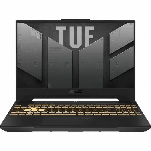 Ноутбук ASUS TUF Gaming F15 FX507VU-LP201, 15.6 FullHD (1920x1080) IPS 144 Гц/Intel Core i7-13620H 2.4 ГГц, 10 ядер/16 ГБ DDR5 4800 МГц/512 ГБ SSD Без ОС (90NR0CJ7-M00L80) (серый) 